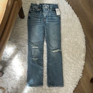 NWT Good American straight leg jeans size 0/25